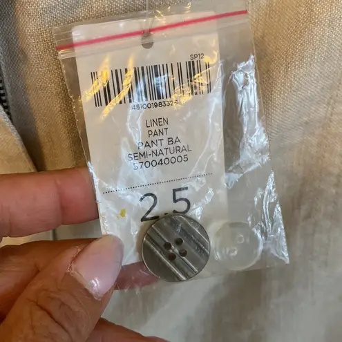 Chicos’s The Ultimate Fit Linen Pants Semi Natural Size undefined