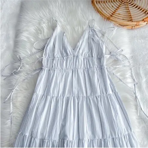 Rails NWOT Julia West Seaport Stripe Organic Cotton Midi Dress Size Large