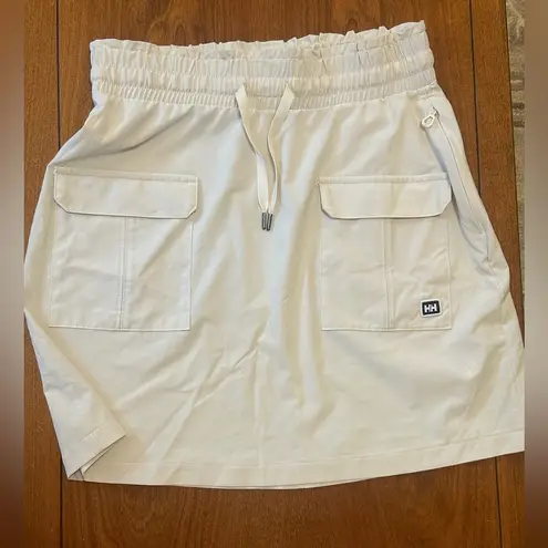 Helly Hansen Utility Cargo Skirt – XS – Beige Drawstring Hiking Skirt