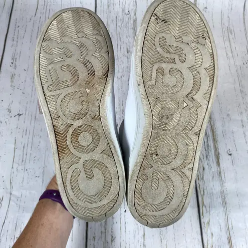 Goats The 005 Leather Sneaker Velcro Straps White Size 8.5