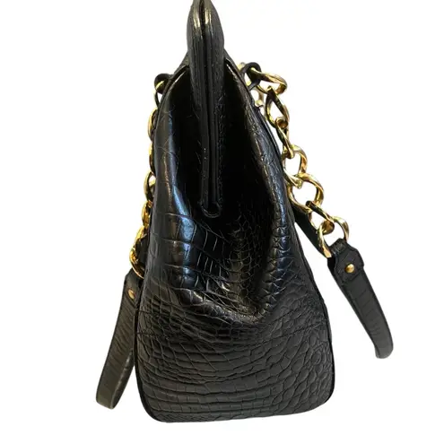 Brahmin Vintage Black Quilted 25th Anniversary Frame Bag