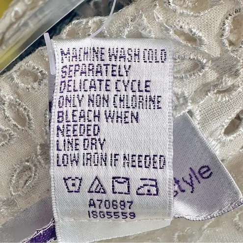 Susan Graver Eyelet Blazer Jacket