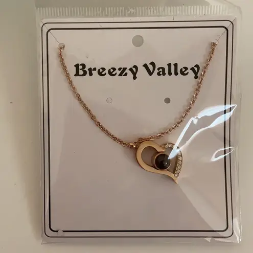 Breezy Valley To My Wife Ceramic Box & I Love You Heart Necklace In Gift Box NWT