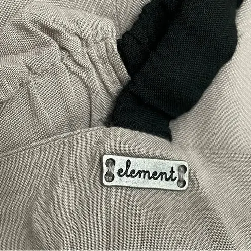 NWT Element Cross Strap Halter Slip Tank Taupe Rayon Black Straps Size Large NEW Brown thumbnail 5