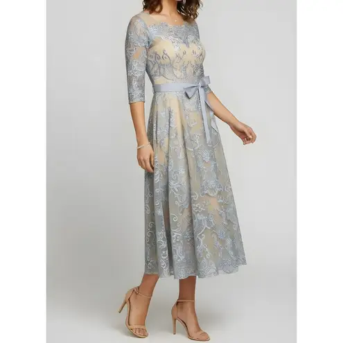 BHLDN Linden Lace Dress, Blue, 0 (US)