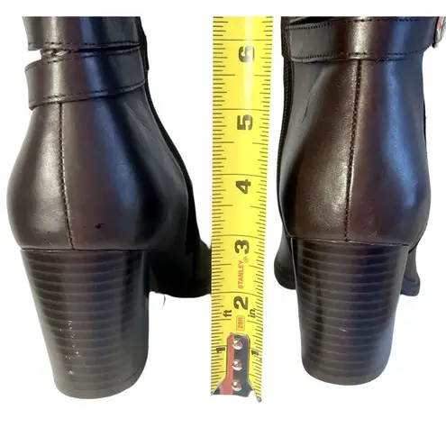 Giani Bernini Boots Womens 9.5 Brown Dress Boots Heeled Memory Foam Zip