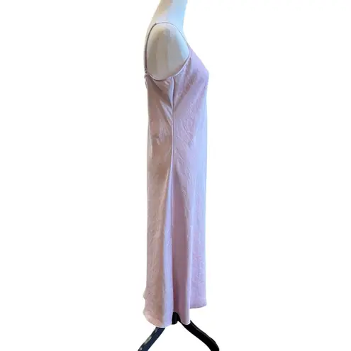 Wilfred Women’s Size L Lavender Pink Slip Dress Satin Midi Silky Minimalist Chic Purple Size L