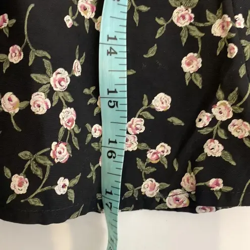 A Byer A. Byer Floral Vintage 1990’s Y2K Pleated A-Line Mini Skirt EUC Sz 11 Juniors