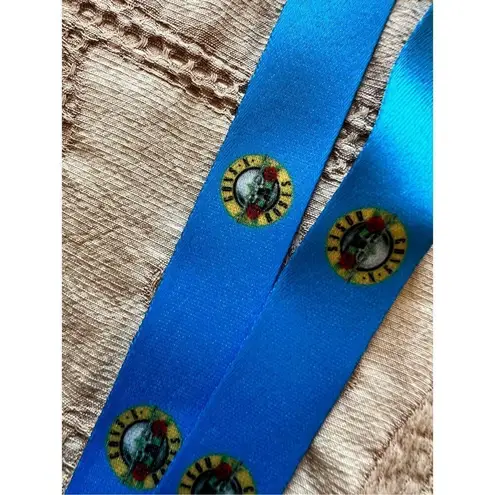 Official Guns N’ Roses Label Promo Lanyard Blue New and never Used slash axl