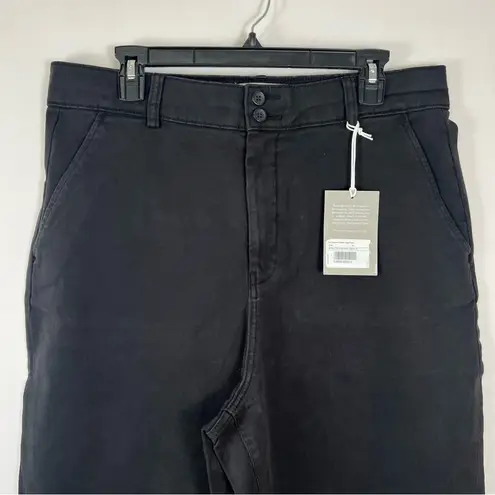 Everlane  The Organic Wide Leg Pant in Black Size 16 NWT