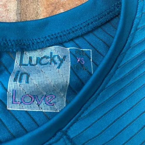 lucky in love long sleeve athletic top size xs