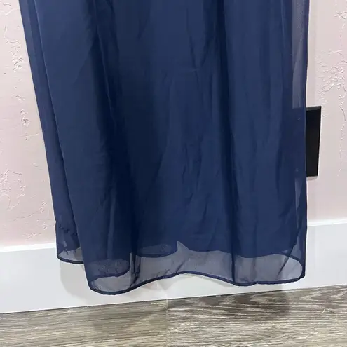 Crystal Doll Crystal Dolls Beaded Navy Formal Dress