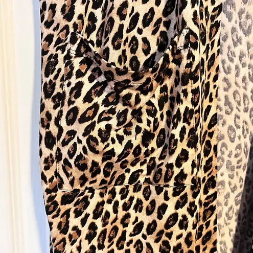 Apt. 9  Intimates Leopard Print Robe - Size M thumbnail 3