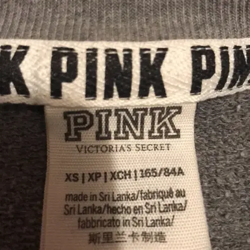 PINK - Victoria's Secret Victoria Secret Pink crop sweatshirt with cutout shoulder