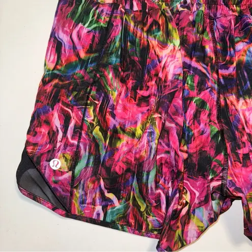 Lululemon  Hotty Hot LR Short *Lined, 4"L Size 14 Tall Hyper Flow Pink HY…