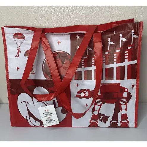 Disneyland Star Wars Hollywood Studios Reusable Tote Bag Red XL Tower Of Terror