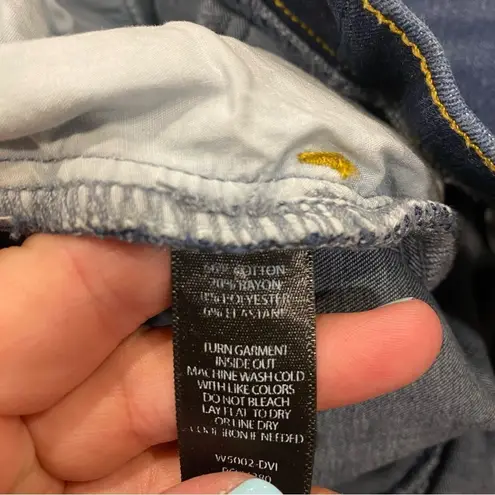 Betabrand Yoga Denim Bootcut 4 Pocket Pull On Jeans in Dark Wash