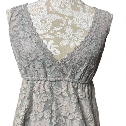 Ultra Pink Lace Romantic Teal and Cream Dress CottageCore Paris Vibes