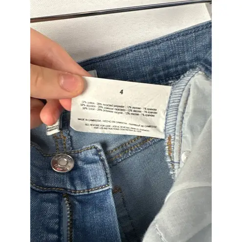 Ella Moss Womens Light Blue Slim Fit Jeans Size 4 Mid-Rise Denim Comfortable Eve