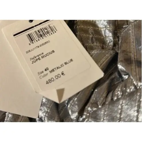 Isabel Marant Mucius Striped Metallic Miniskirt size 8