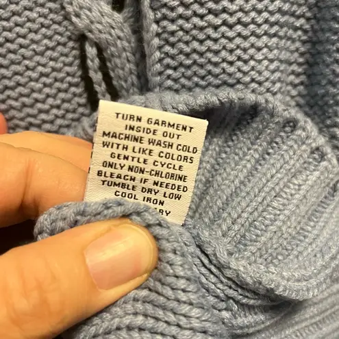 525 America Cardigan Cable Knit Periwinkle Navy & White Sweater XS NWT Revolve