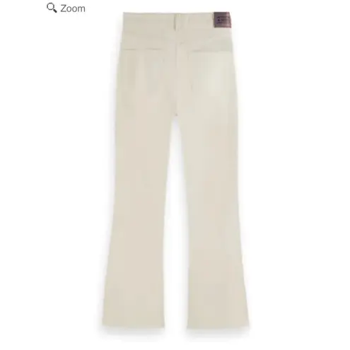 Scotch & Soda Cream High Rise Kick Flare 31/32