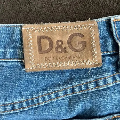 D&G Dolce and Gabana Authentic Denim Women’s Mini Skirt