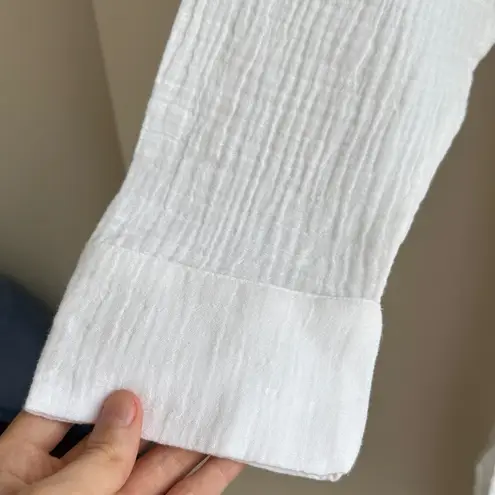 Roxy  Summer Limonade White Shirt Dress for Women, Beach Coverup, Medium, NWT