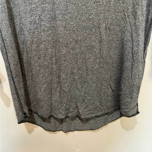 Wilfred  Free Top Size Small Raglan Baseball Tee Black Gray Long Sleeve