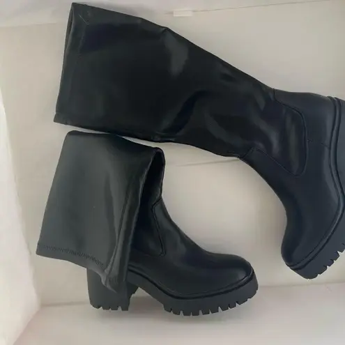 Black knee high boots #kneehighboots Size 7