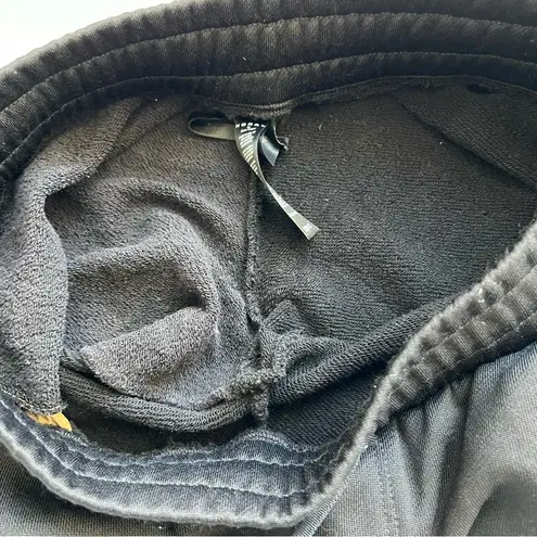 Koral Brink Valo mesh-stripe Ankle Sweatpants -Black Iced coffee small