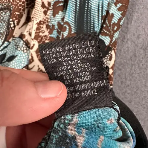 Connected Apparel Vtg Connected Apparel 6 Round Neck Pullover 3/4 Sleeve Sheath Dress Knee Length