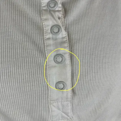 Free People  Twice as Nice Henley in White