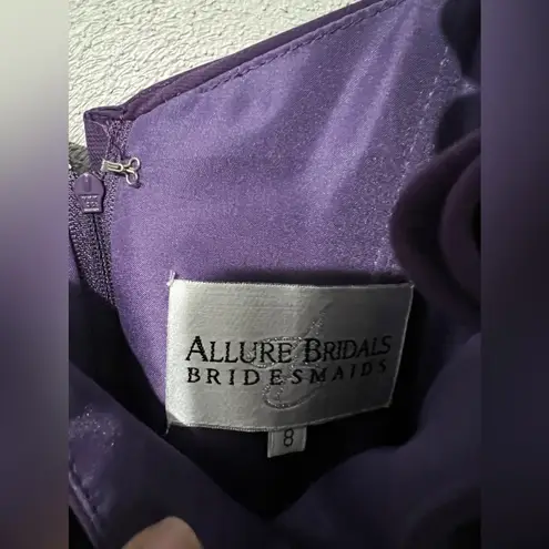 Allure Bridals Bridesmaids Dress Purple Size 8