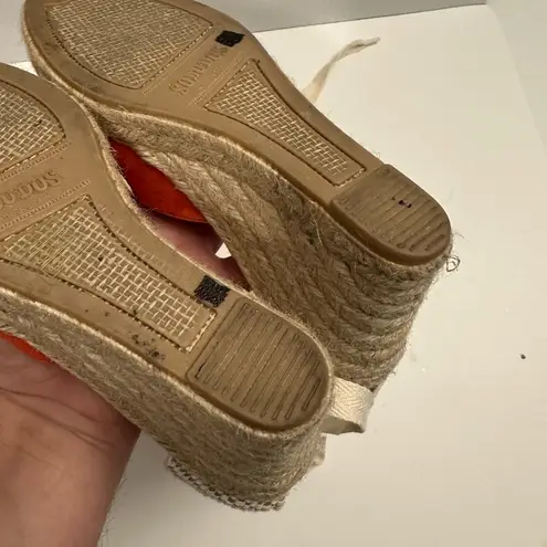 Soludos The Marseille Platform Wedge Espadrille Size 7.5 US