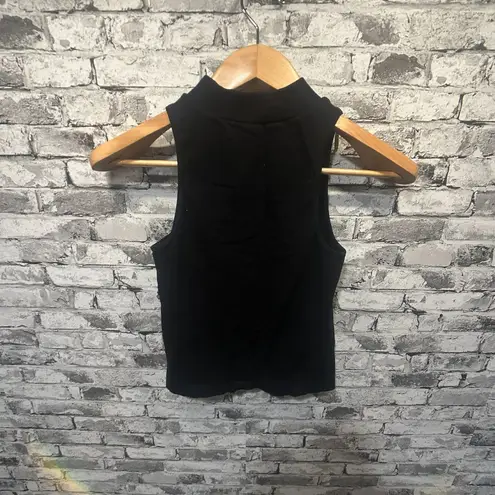 EUC Madden NYC Women's High Neck Tank Top Black Size Medium