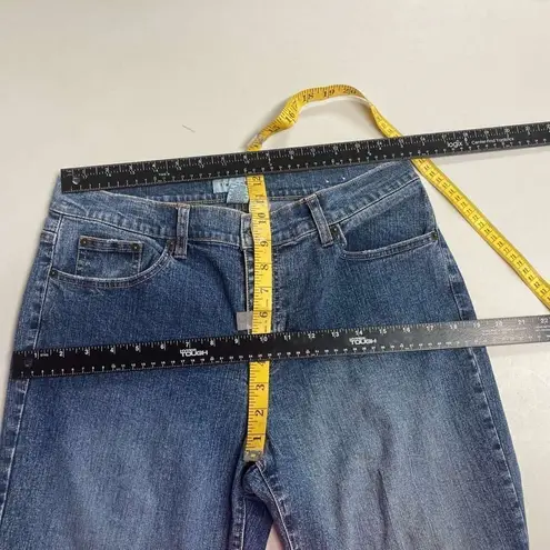 kim rogers Women’s Jeans Size 12 Blue Lightly Distressed