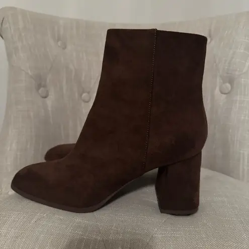 Madden Girl Steve Madden Faux Suede Ankle Boots