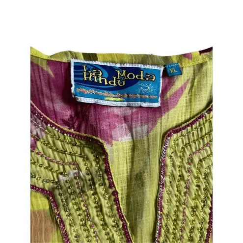 Moda La Indu swimsuit cover up dress size XL