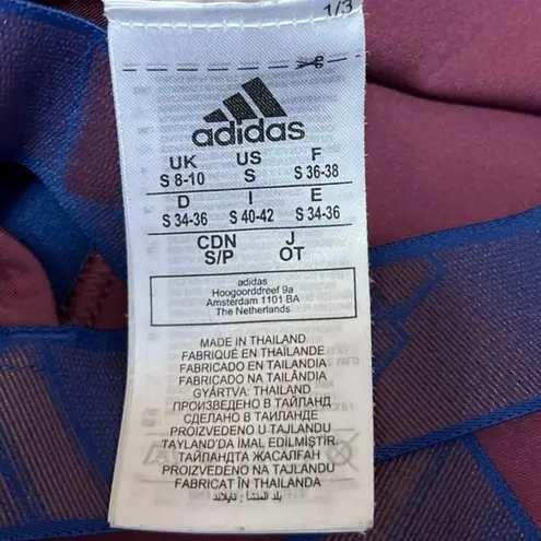 Adidas  Believe This Adilife Multicolor Strappy Medium Support Sports Bra Top S