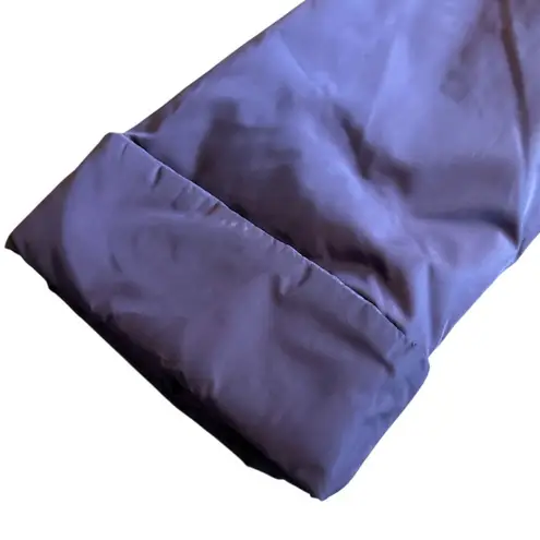 Moschino Cheap And Chic Purple Long-Length Puffer Coat Jacket Ruffle Size 8