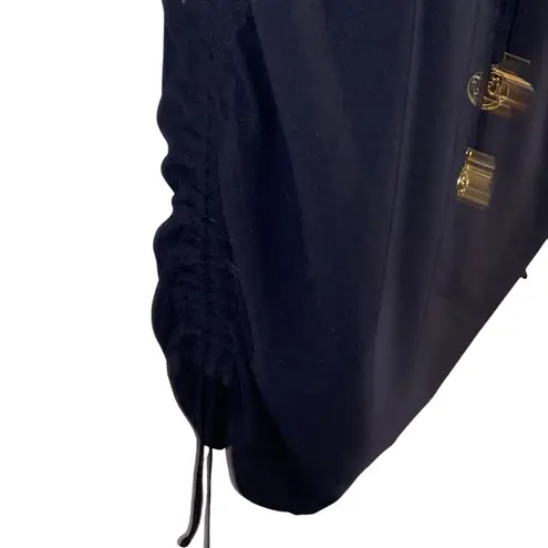 Luli Fama Revolve Rosita Buena South Beach Dress cover up Black gold cinch sides