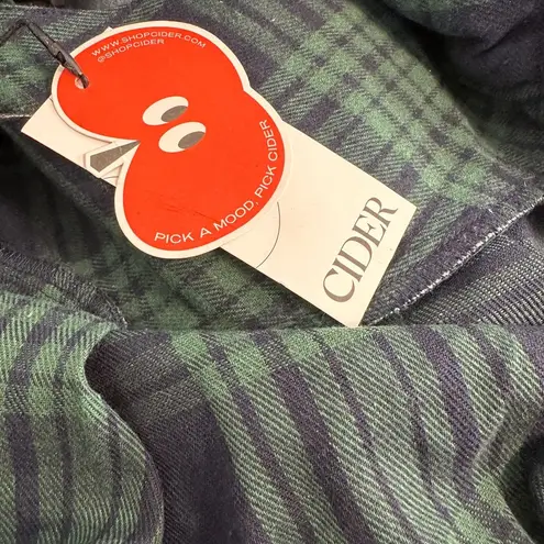 Cider NWT Tartan Pleated Mini Skirt With Faux Belt XL