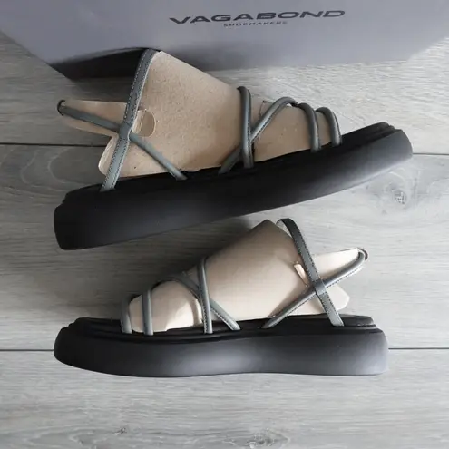 Vagabond Blenda Strappy Sandals Ash Blue