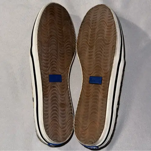 Keds  X Kate Spade • Leopard Print Calf Fur Double Decker Slip On Sneaker Size 8 - Image 6