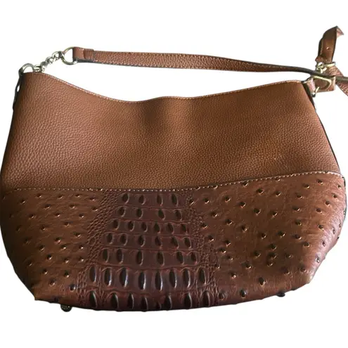 Fashion Satchel Bag, Brown Shoulder Bag, Faux Leather Designer Style Purse