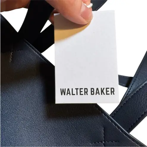 Walter Baker NEW in pkg. x Curateur Vegan Leather Navy Kate Tote Bag, MSRP $199
