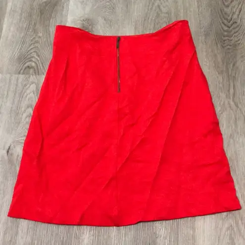 CAbi  Fiery A-Line Ponte Skirt Sakura Red