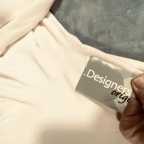 NEW Designers Original Sweater‎ Women 3X Pale Pink Beaded Sequins Stretch Mature Size undefined