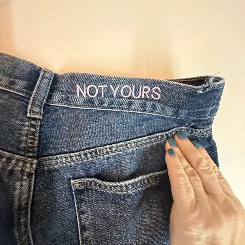 JBD Just Black Denim Super Distressed Girlfriend Blue Jeans Sz 27 DP429N